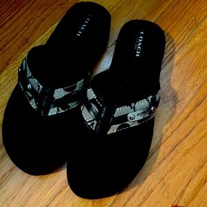 Coach flip-flops, sandals